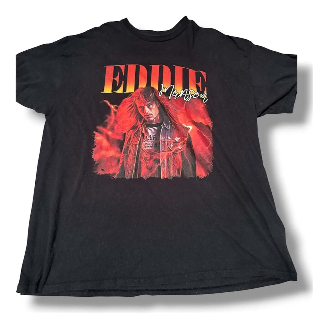 Netflix Stranger Things Eddie Munson Metal Graphic T-Shirt